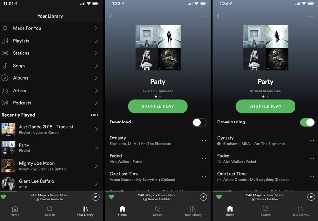 Cách tải bài hát từ Spotify