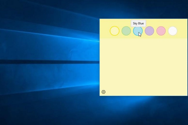 Thay đổi màu sắc note trên máy tính