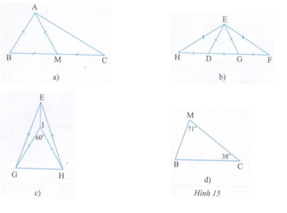 Bài tập chứng minh tam giác cân có lời giải